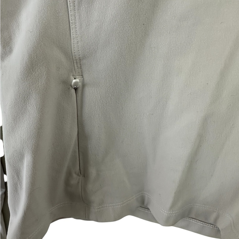 Lululemon Size 4 White Floral Zip Up Pullover - Picture 5 of 7